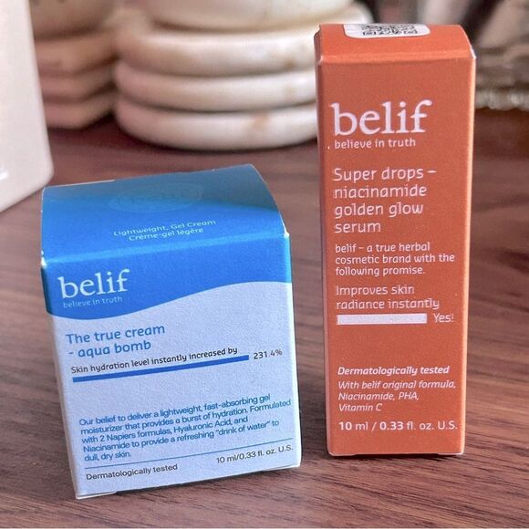 Belif Aqua Bomb & Super Drops duo - Picture 1 of 5